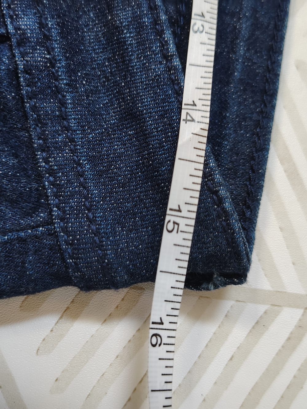 Nwt Morrison The Confidant Dark Wash Straight Leg Jeans - Navy Blue - Picture 6 of 8